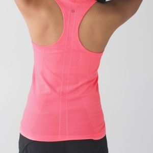 Lululemon pink tank top